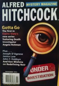 "The Twister" by G. Robert Frazier, Alfred Hitchcock Mystery Magazine, Nov. 2015